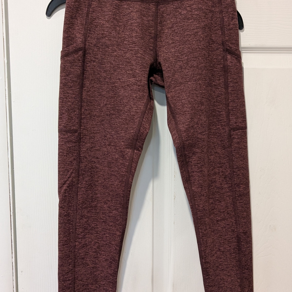 Aerie Plum And Blue High-Waisted Leggings